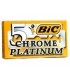 CHROME PLATINUM BLADES BIC 