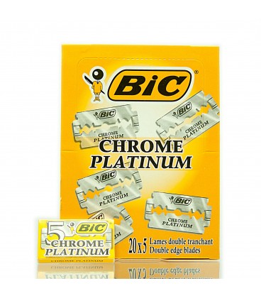 BOX - CHROME PLATINUM BLADES BIC