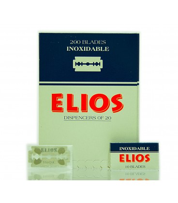 CAJA HOJAS PROFESIONALES INOXIDABLES AFEITAR ELIOS