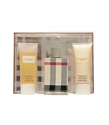 BURBERRY LONDON 100vp + GEL 100 ml. + BODY MILK 100 ml.