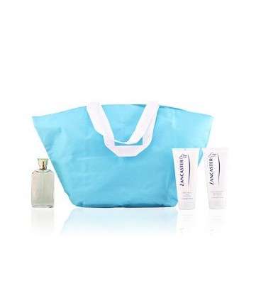 EAU DE LANCASTER 125 vp + BODY LOTION 200 ml.+ CREMA MANOS 200 ml.+ BOLSO