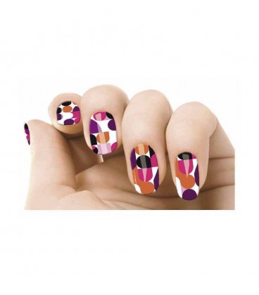 TRANSFER UÑAS KLIMT POP ART