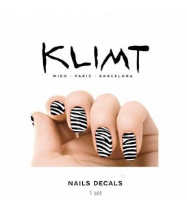 100% PRINTED NAIL VERNIS KLIMT ZEBRA