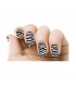 100% PRINTED NAIL VERNIS KLIMT ZEBRA