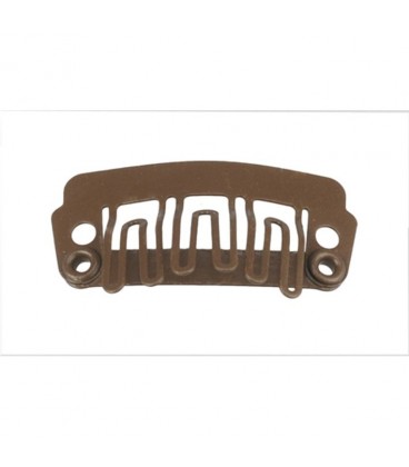 BOLSA 50 CLIPS 2,2 CM. EXTENSIONES MARRON
