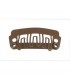 BOLSA 50 CLIPS 2,2 CM. EXTENSIONES MARRON