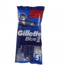 GILLETTE BLUE II BOLSA 5 unidades