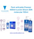 VALQUER PACK ANTICAIDA CHAMPÚ 400ml+LOCIÓN ANTICAÍDA 100ml