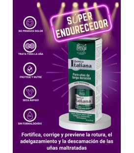 ENDURECEDOR DE UÑAS QUÍMICA ITALIANA 15ml