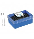 BOX 200 CLIPS BLACK 60 MM