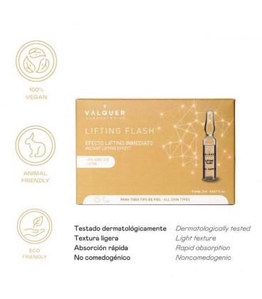 VALQUER AMPOLLAS LIFTING FLASH 5 X 2ml