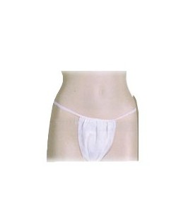 POLYPROPYLENE THONG WOMAN WITH PINK BORDER